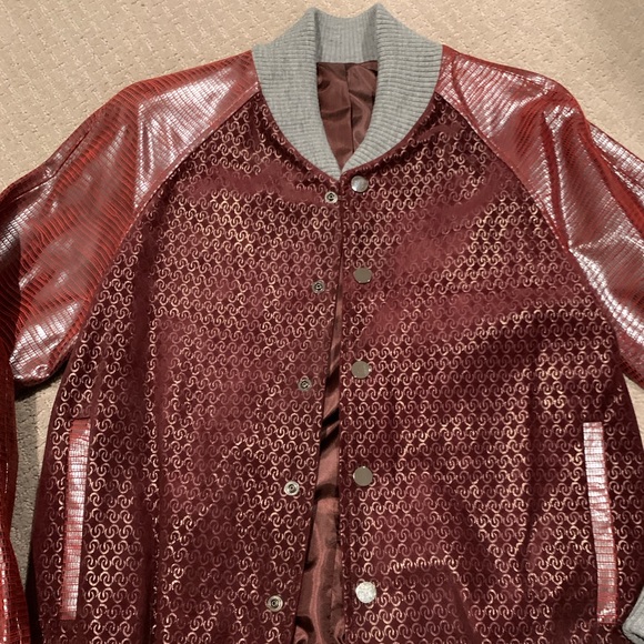 Mr. Nieves Men’s Suede Varsity Jacket - Picture 8 of 10